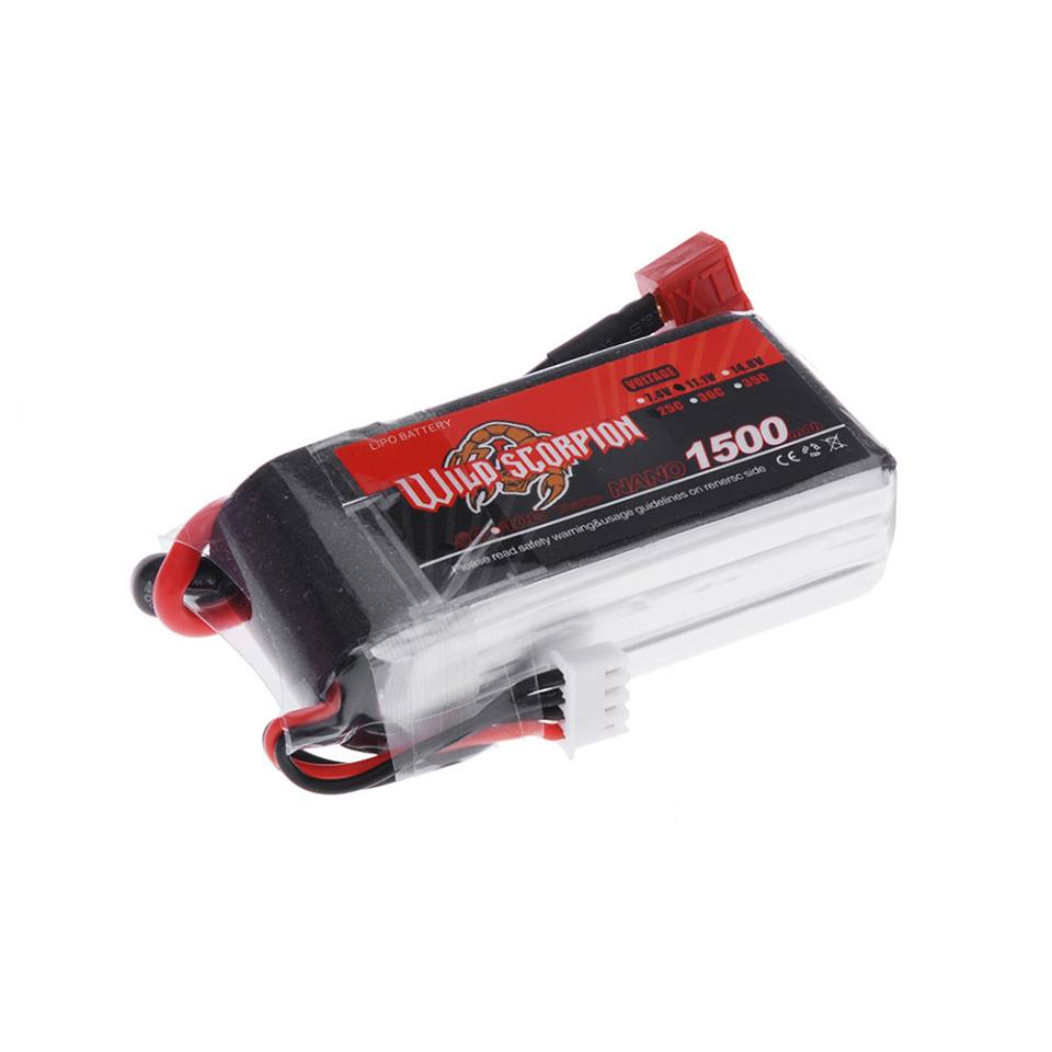 Wild Scorpion 1500mah 11.1v 25c lipo battery