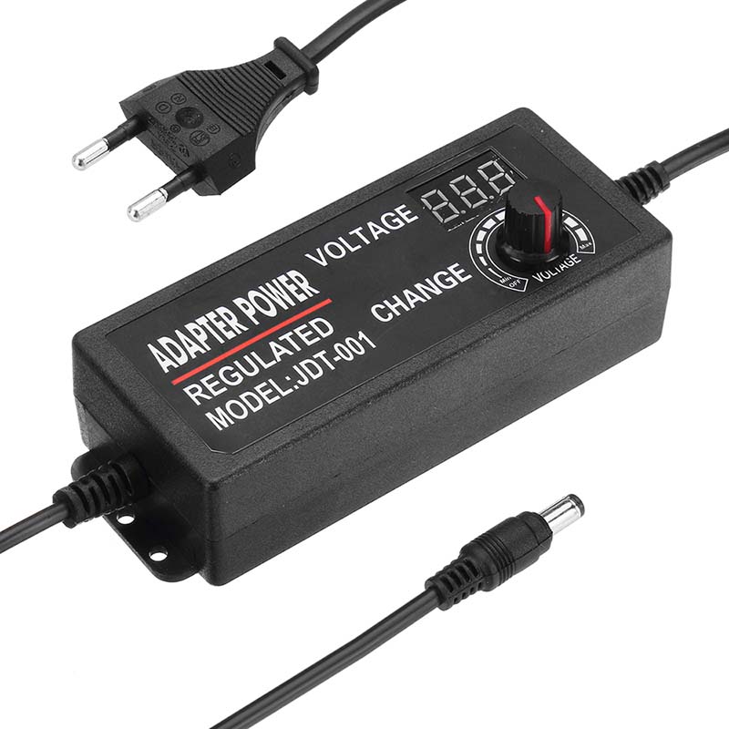 AC/DC Adjustable Power Adapter Supply 3-12V 5A 60W - RC PRODUCT BD